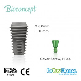 Regular implant φ6.0mm, S-L-A 10mm(315040)